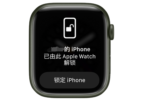 偃师苹果手机维修分享用 AppleWatch 解锁配备面容 ID 的 iPhone方法 