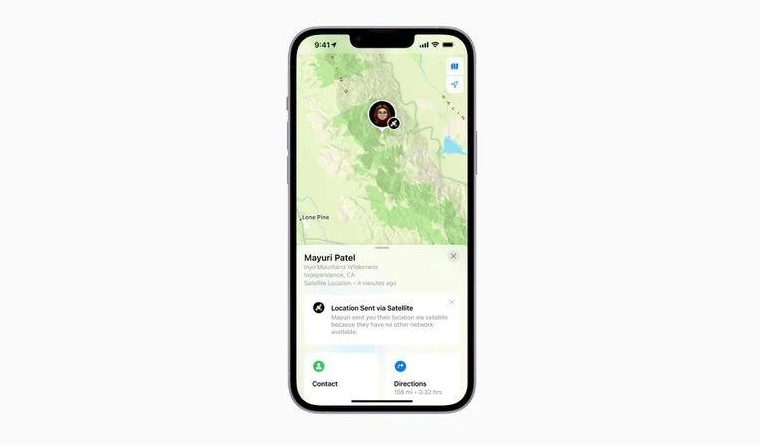 偃师苹果14维修分享iPhone14系列中 FindMy功能通过卫星分享位置方法教程 