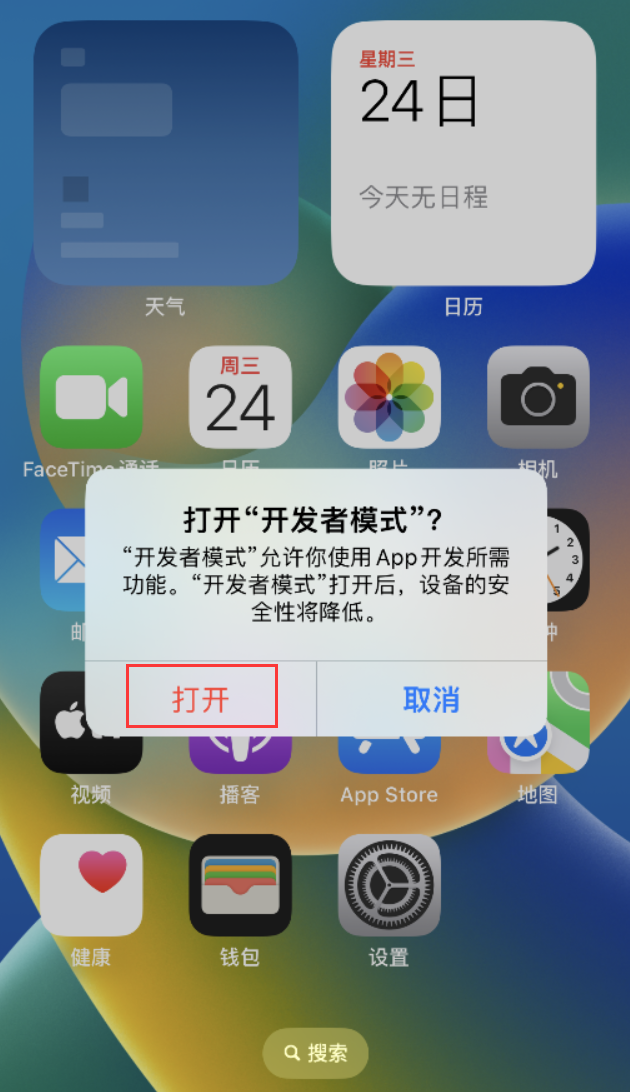 偃师苹果手机维修分享如何打开开发者模式 