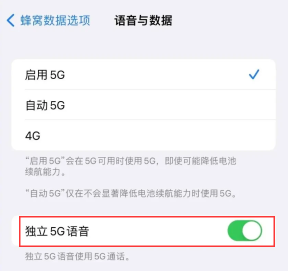 偃师苹果14维修分享iPhone 14 Pro如何开启VoNR 